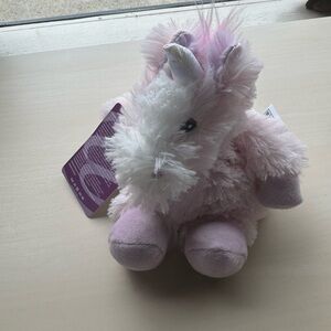 Warmies * Plush Unicorn Toy - Pink and White